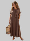 Women's Bow Summer Dress Midi
