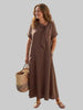 Women's Bow Summer Dress Midi