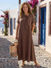 Women's Bow Summer Dress Midi