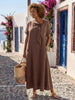Women's Bow Summer Dress Midi