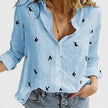 Women's Button Long Sleeve Blouse Casual