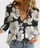 Women's Button Long Sleeve Blouse Casual