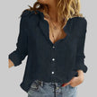 Women's Button Long Sleeve Blouse Casual
