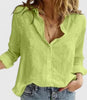 Women's Button Long Sleeve Blouse Casual
