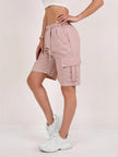 Women's Cargo Shorts Drawstring