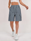 Women's Cargo Shorts Drawstring