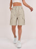 Women's Cargo Shorts Drawstring