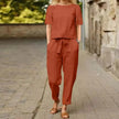 Women's Casual Set Two Pieces - Red