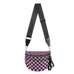 Women's Checkered Crossbody Bag Adjustable Strap