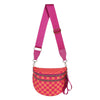 Women's Checkered Crossbody Bag Adjustable Strap
