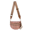 Women's Checkered Crossbody Bag Adjustable Strap