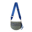 Women's Checkered Crossbody Bag Adjustable Strap