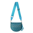 Women's Checkered Crossbody Bag Adjustable Strap