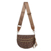 Women's Checkered Crossbody Bag Adjustable Strap