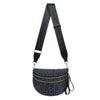 Women's Checkered Crossbody Bag Adjustable Strap