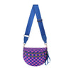 Women's Checkered Crossbody Bag Adjustable Strap