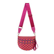 Women's Checkered Crossbody Bag Adjustable Strap