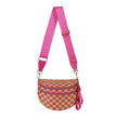 Women's Checkered Crossbody Bag Adjustable Strap