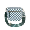 Women's Checkered Crossbody Bag Adjustable Strap