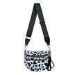 Women's Checkered Crossbody Bag Adjustable Strap