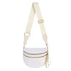 Women's Checkered Crossbody Bag Adjustable Strap