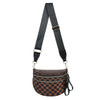 Women's Checkered Crossbody Bag Adjustable Strap
