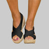 Women's Cross Strap Sandals Wedge