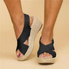 Women's Cross Strap Sandals Wedge