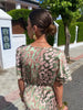 Women's Elegant Bodycon Dress Midi - Detail