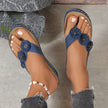 Women's Floral Flip Flops Comfort