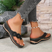 Women's Floral Flip Flops Comfort