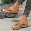 Women's Floral Flip Flops Comfort
