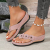 Women's Floral Flip Flops Comfort