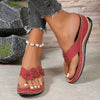 Women's Floral Flip Flops Comfort
