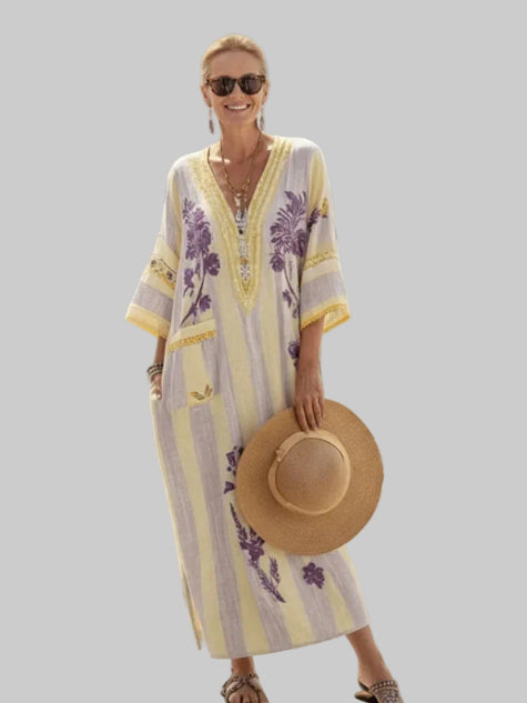 Women's Floral Summer Dress Maxi