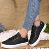 Women's Orthopedic Quilted Sneakers Lace Up