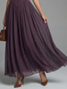 Women's Pleated Evening Dress Maxi