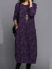 Women's Pocket Floral Dress Midi