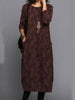 Women's Pocket Floral Dress Midi