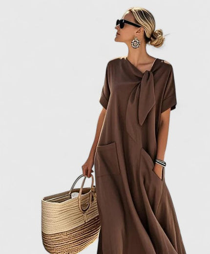 Women's Pocket Summer Dress Maxi