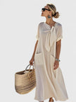Women's Pocket Summer Dress Maxi