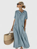 Women's Pocket Summer Dress Maxi