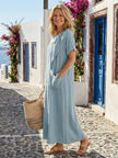 Women's Pocket Summer Dress Maxi