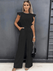 Women's Ruffle Elegant Jumpsuit Wide Leg