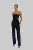 Women's Sequin Party Jumpsuit Strapless