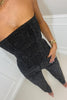 Women's Sequin Party Jumpsuit Strapless