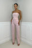 Women's Sequin Party Jumpsuit Strapless