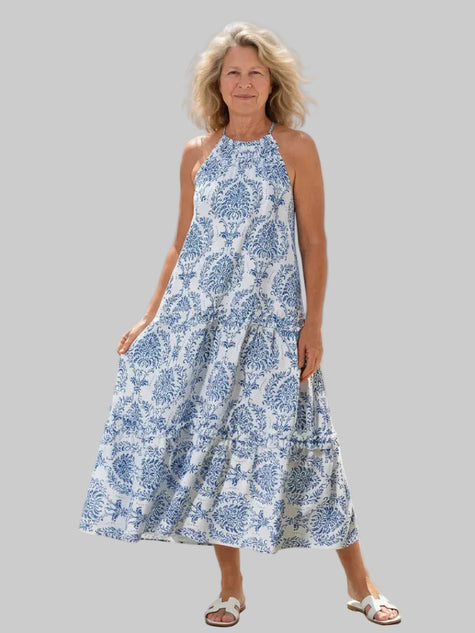 Women's Sleeveless Summer Dress Maxi