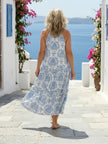Women's Sleeveless Summer Dress Maxi