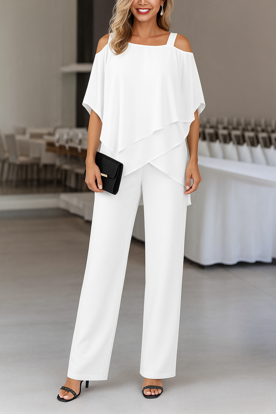 Women's Spaghetti Straps Jumpsuit Tailor